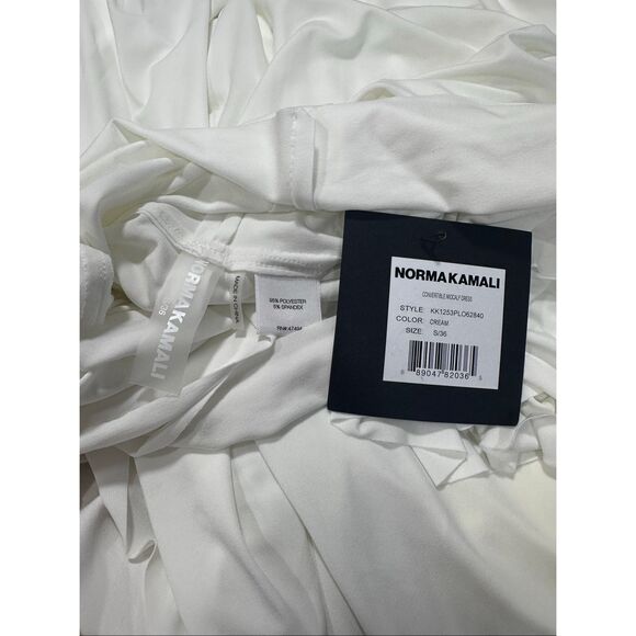 Norma Kamali Convertible Dress in Cream Small $175 - Picture 11 of 11